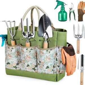 Gardening Tools 9-Piece Heavy Duty Gardening Hand Tools with Fashion and Durable